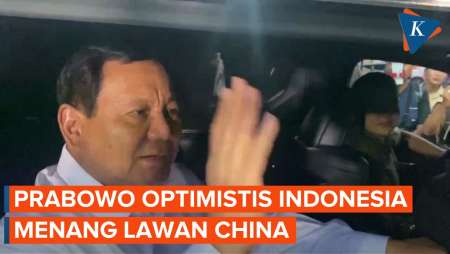 Prabowo Optimistis Indonesia Menang Lawan China: Enggak Penting Skornya, yang Penting Menang