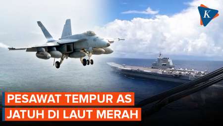 Pesawat AS Senilai Rp 1 Triliun Jatuh di Laut Merah