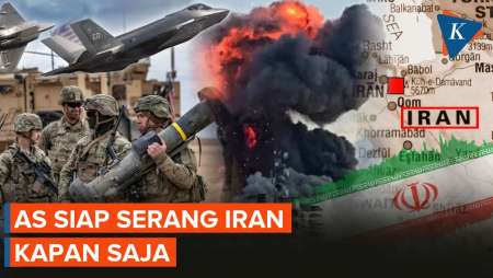 AS Bersiap Kembali Gempur Iran, Tinggal Tunggu Perintah Trump
