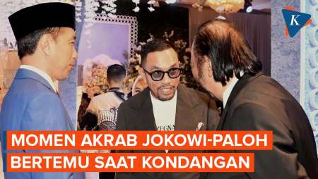 Momen Jokowi dan Surya Paloh Berbincang Akrab dan Tertawa-tawa