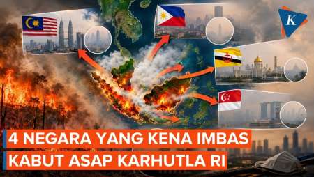 Daftar Negara Tetangga Yang Kena Dampak Kabut Asap Karhutla Indonesia