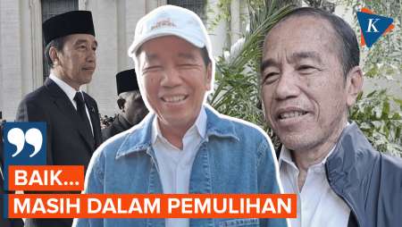 Kondisi Terkini Jokowi Saat Ajak Cucu Jalan-jalan, Belum Sembuh dari Alergi Kulit