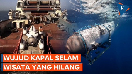 Penampakan Kapal Selam Wisata Titanic yang Hilang dan Tantangan Pencariannya