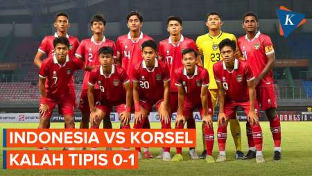 Hasil Timnas U17 Indonesia vs Korsel, Kalah Tipis 0-1