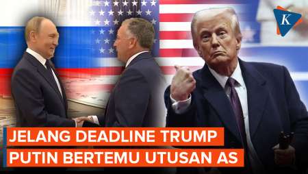 Momen Pertemuan Putin dan Utusan AS Jelang Deadline Trump Akhiri Perang Ukraina
