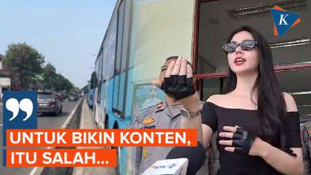 Selebgram Zoe Levana Bantah Tudingan Terjebak di Jalur Transjakarta Cuma 