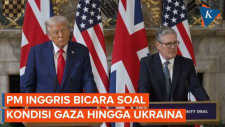 [FULL] Didampingi Trump, PM Inggris Komentari Isu Gaza hingga Ukraina