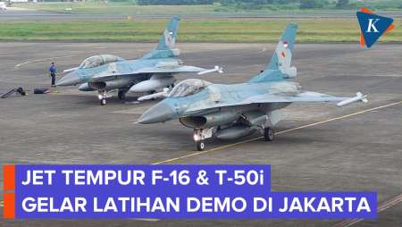 Melihat Latihan Jet Tempur TNI AU Jelang Atraksi di Upacara Kehormatan Militer