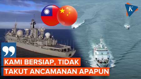 Kapal Perang China dan Rusia Berlatih Perang di Selat Taiwan