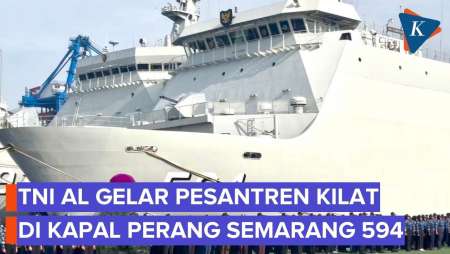 TNI AL Gelar Pesantren Kilat Di Atas Kapal Perang