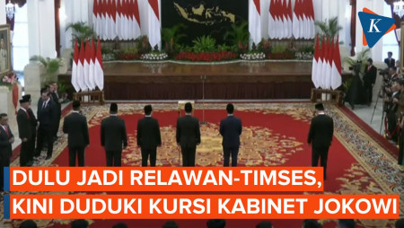 Daftar Relawan-Timses Jokowi yang Kini Duduki Kursi Kabinet