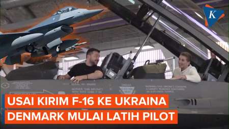 Denmark Serius Bantu Ukraina, usai Kirim F-16 Kini Latih 8 Pilot Menerbangkannya