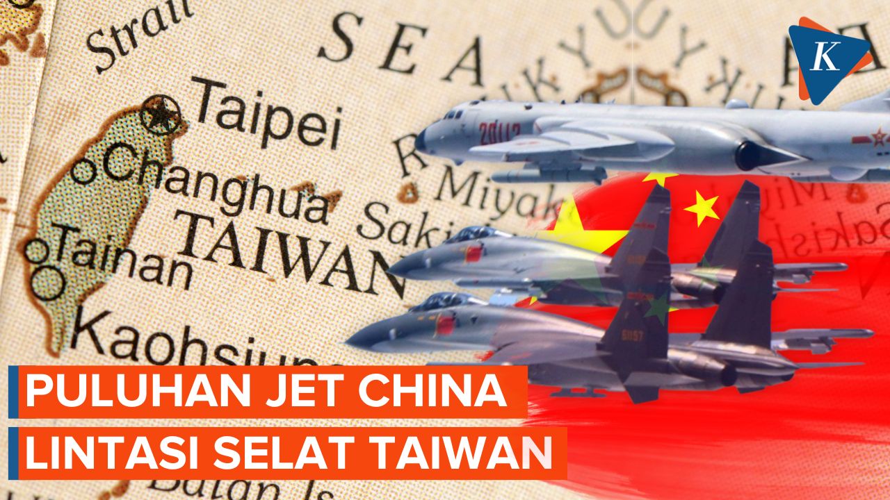 Taiwan Sebut Pesawat China Lintasi Selat Taiwan