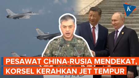 Korea Selatan Kerahkan Jet Tempur Saat 11 Pesawat China dan Rusia Mendekat