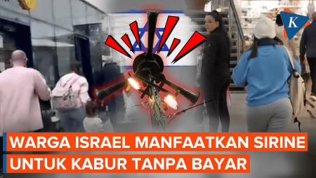 Segelintir Warga Israel Dilaporkan Manfaatkan Sirine Untuk Kabur Tanpa Membayar