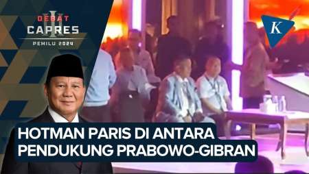 Hotman Paris Duduk di Barisan Pendukung Prabowo-Gibran Jelang Debat Capres