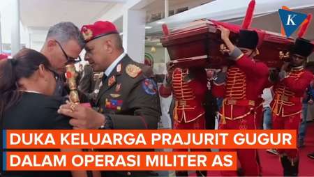 Potret Pilu Pemakaman 23 Tentara Venezuela Yang Tewas Saat Lindungi Maduro