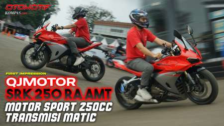 QJMotor SRK 250 RA AMT | Motor Sport 250cc Bergaya Balap, Tapi Matik | FIRST IMPRESSION