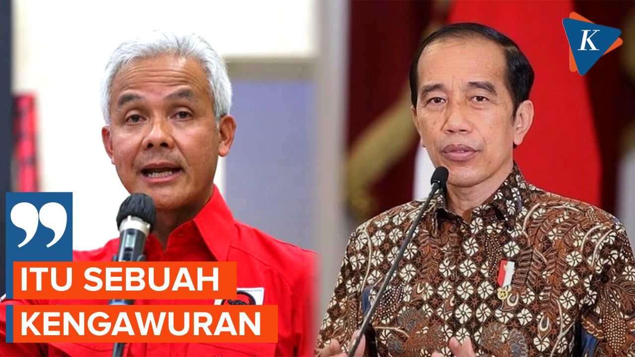 Respons Ganjar soal Isu Jokowi Jadi Ketum PDI-P