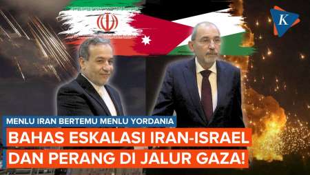 Menlu Iran dan Menlu Yordania Bertemu Empat Mata! Bahas Eskalasi Iran-Israel dan Perang di Gaza