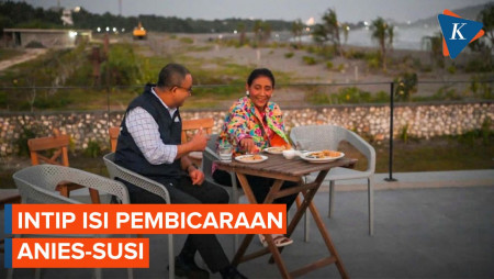 Ini yang Dibahas Susi dan Anies di Pangandaran