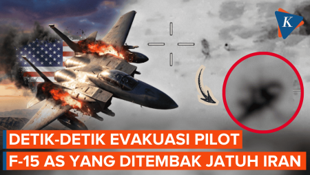 Detik-detik Penyelamatan Pilot F-15 AS yang Ditembak Jatuh dan Jadi Buruan Iran