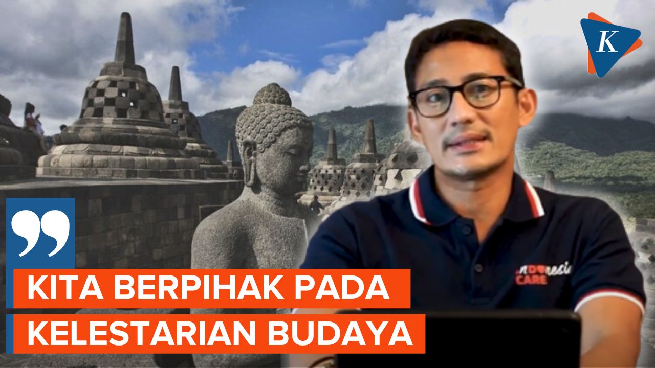 Kata Sandiaga Uno soal Kenaikan Tarif Naik Candi Borobudur