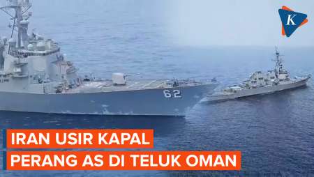 Iran Usir Kapal Perang AS yang Masuk Perairan Teluk Oman