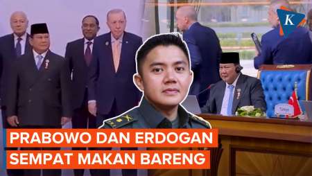 Mayor Teddy Sebut Prabowo-Erdogan Sempat Makan Bareng, Duduk Sebelahan