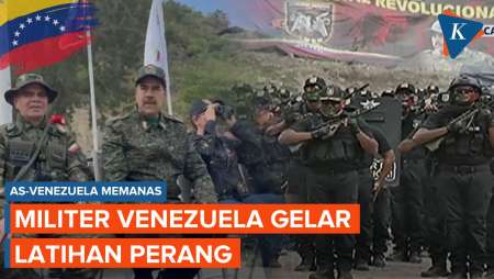 AS Kirim Kapal Perang dan 4.000 Marinir, Maduro Awasi Latihan Militer Venezuela