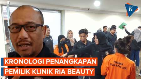 Pemilik Klinik Ria Beauty Ditangkap saat Malpraktik kepada 7 Pasien