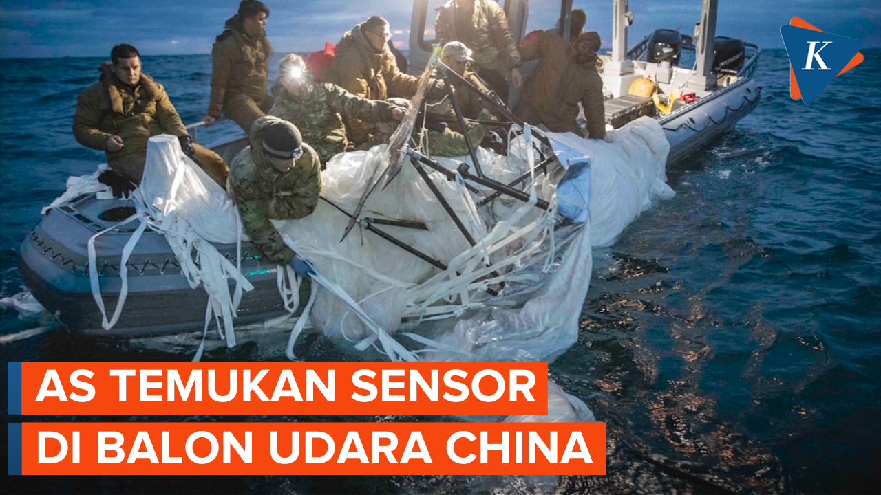 Amerika Serikat Temukan Sensor dan Potongan Elektronik pada Balon Mata-mata China