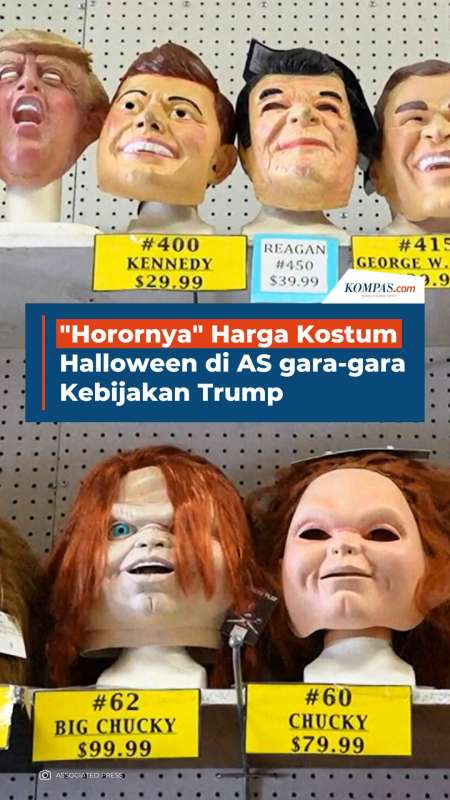 "Horornya" Harga Kostum Halloween Di AS Gara-gara Kebijakan Trump