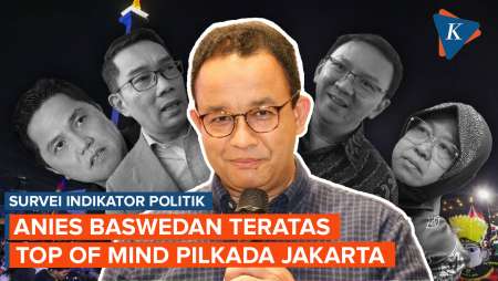 Top of Mind Pilkada Jakarta Versi Indikator Politik: Anies 39,7 Persen, Ahok 23,8 Persen