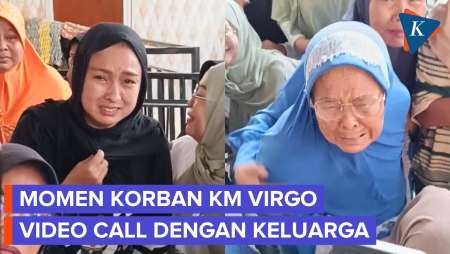 Momen Haru Korban Selamat KM Virgo Video Call Keluarga Di Garut