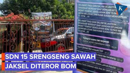 Teror Bom Saat Hari Pertama Sekolah Di SDN 15 Srengseng Sawah Jaksel 