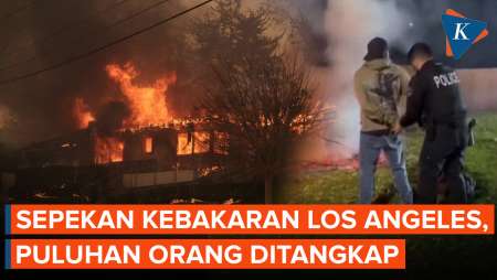 Sepekan Los Angeles Membara, Puluhan Orang Ditangkap