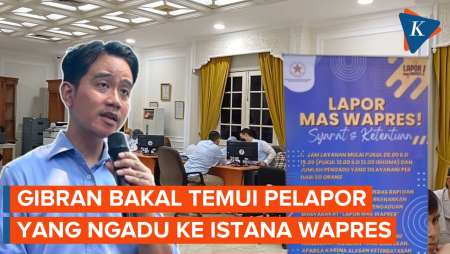 Gibran Akan Temui Para Pengadu di Istana Wapres, Kapan Jadwalnya?