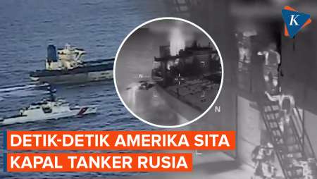 Amerika Tangkap Kapal Tanker Rusia, Diserbu Dengan Helikopter Dan Pasukan Bersenjata