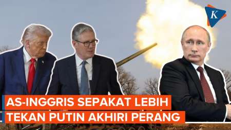 Inggris–AS Sepakat Tingkatkan Tekanan ke Putin Akhiri Perang