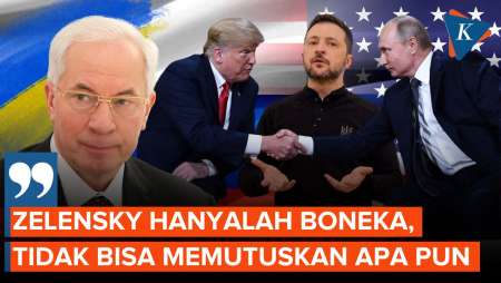 Eks PM Ukraina Sebut Zelensky Boneka, Tak Perlu Diundang ke Alaska