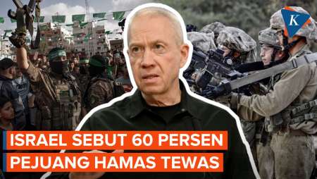 Israel Klaim 60 Persen Pejuang Hamas Tewas atau Terluka