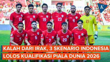 Kalah dari Irak, Ini 3 Skenario Indonesia Lolos ke Babak Ketiga Kualifikasi Piala Dunia 2026