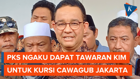 Soal PKS Ditawari Kursi Cawagub Jakarta, Ini Respons Anies