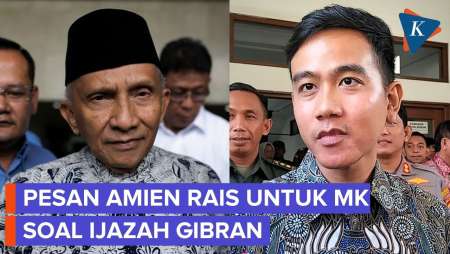 Amien Rais Minta Prabowo Tidak Bela Gibran Jika Ada Kekurangan