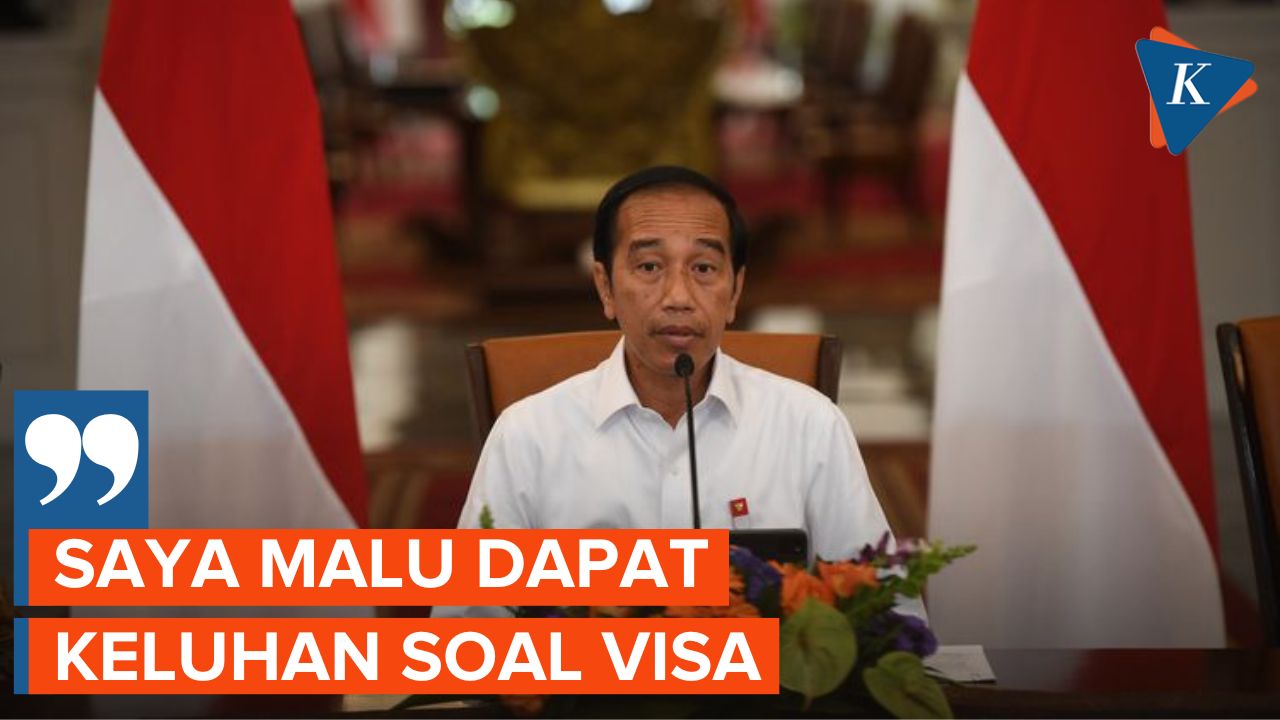 Jokowi Mengaku Malu Usai Dapat Banyak Keluhan soal Kitas dan Visa