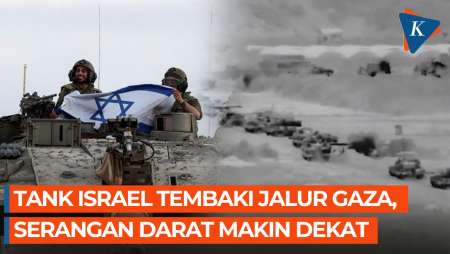 Barisan Tank Israel Mulai Merapat ke Gaza Utara, Serangan Darat Semakin Dekat