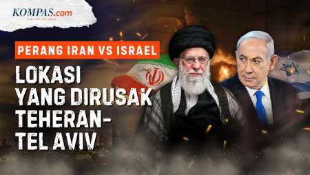 Perang Iran Vs Israel, Lokasi Strategis Mana Saja yang Dirusak Teheran dan Tel Aviv?