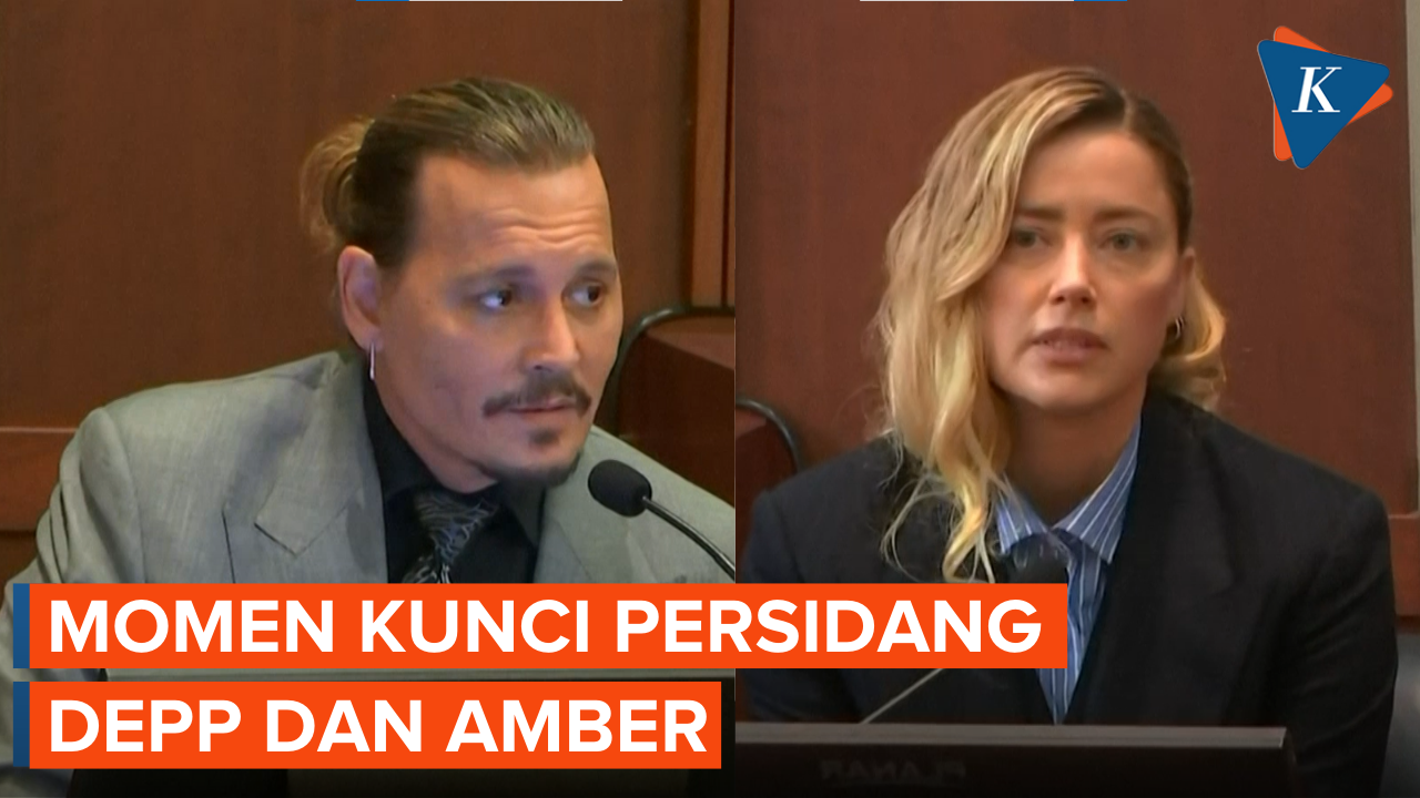 Momen Kunci dalam Persidangan Johnny Depp dan Amber Heard