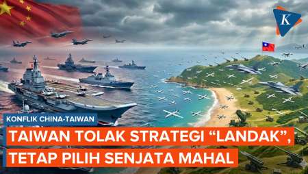 Taiwan Tolak Strategi "Landak" AS, Pilih Bertahan Dengan Tank Dan Jet Tempur